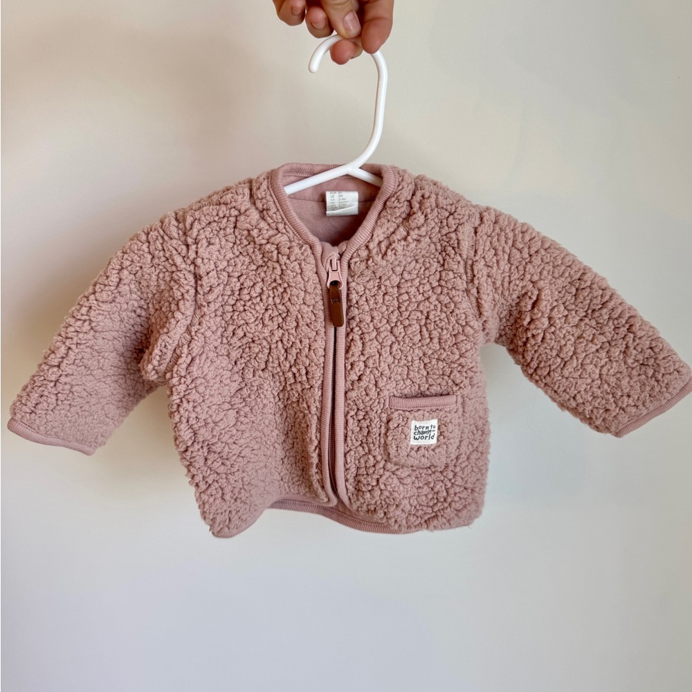 H&M 3M Soft Pink Baby Jacket